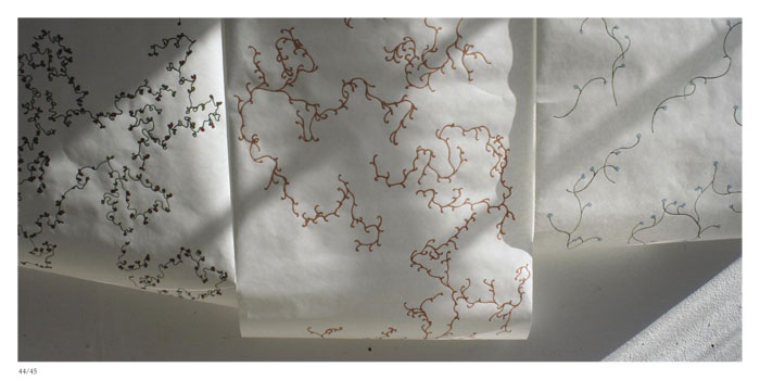 Drawings, Pen on rice paper, Norwich School of Art and Design, March 2006