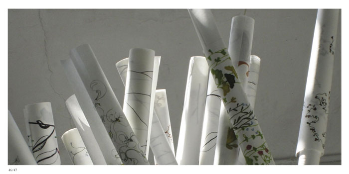 Drawings, Pen on rice paper, Norwich School of Art and Design, May 2006