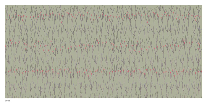 Report, Pen on Rice paper, May 2006
